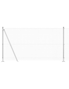 Palo della recinzione Argento 50 x 1,2 m (rete 16 x 16 mm)