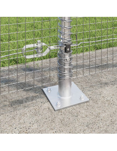 Palo della recinzione Argento 25 x 1,2 m (rete da 19 x 19 mm) 2