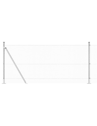 Palo della recinzione Argento 50 x 1 m (rete da 25 x 25 mm)