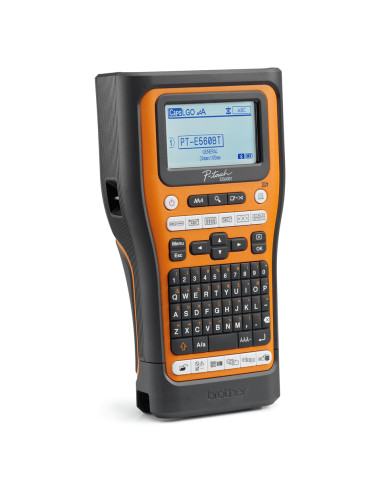 Brother PTE560BTVPQL1 stampante per etichette (CD) Trasferimento termico 180 x 180 DPI 20 mm/s Con cavo e senza cavo HSE/TZe Blu