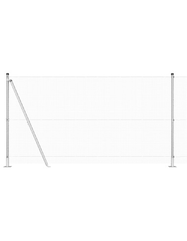 Palo della recinzione Argento