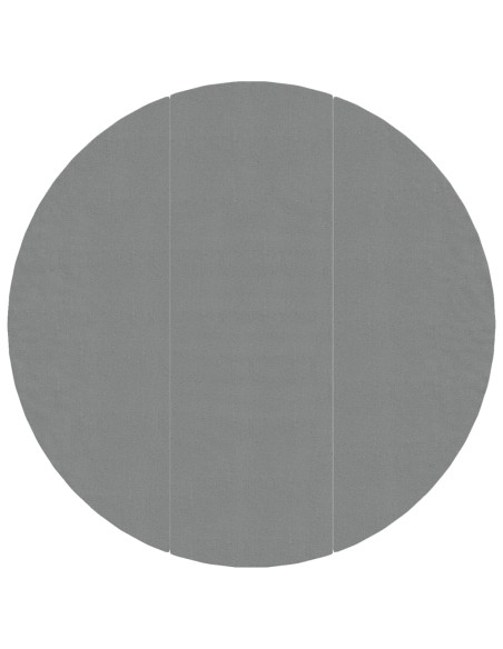 Telo Sotto Piscina Grigio Chiaro Ø396 cm Geotessile Poliestere