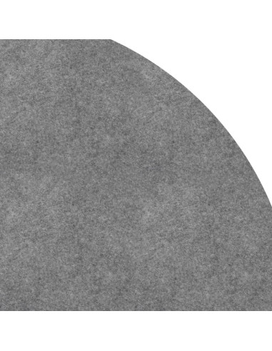 Telo Sotto Piscina Grigio Chiaro Ø396 cm Geotessile Poliestere