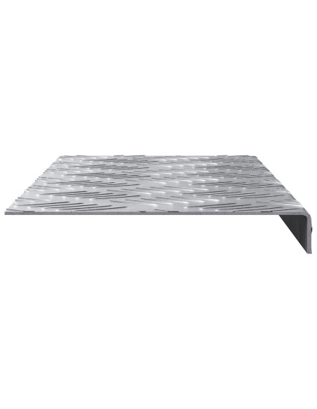 Gradini in Alluminio 5 pz Antiscivolo 60x18 cm