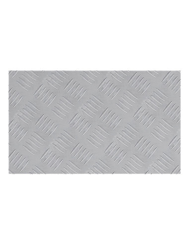 Gradini per Scale 4 pcs Argento 50 x 30 cm Alluminio