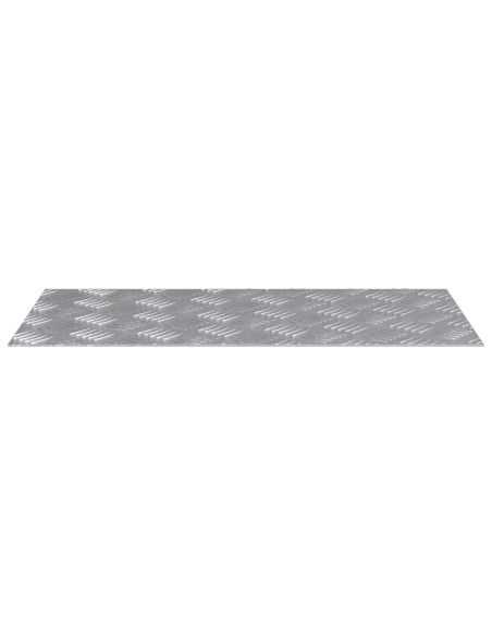 Piastre in Alluminio a Scacchi 4 pz Antiscivolo 60x30 cm