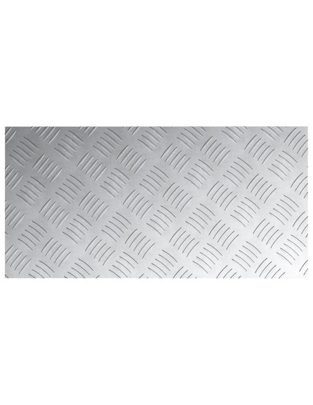 Pannelli in Alluminio Antiscivolo 4 pz 60x30 cm