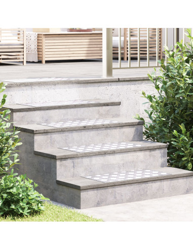 Gradini per Scale 4 pcs Argento 60 x 30 cm Alluminio