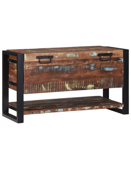 Scatola di Stoccaggio Multicolore Legno massello di recupero