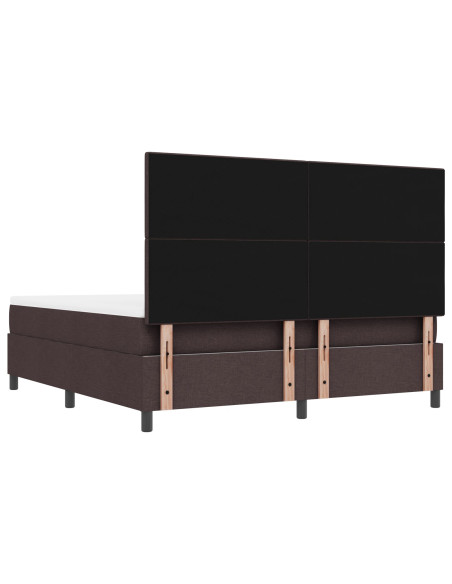 Struttura letto  con materasso Set di 2 Bianco Tessuto