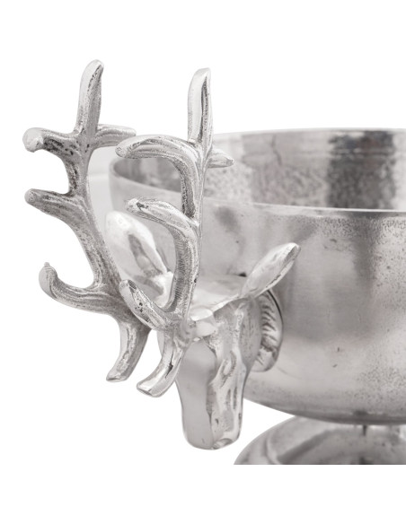 Coppa Argento 62x35x33 cm in Alluminio