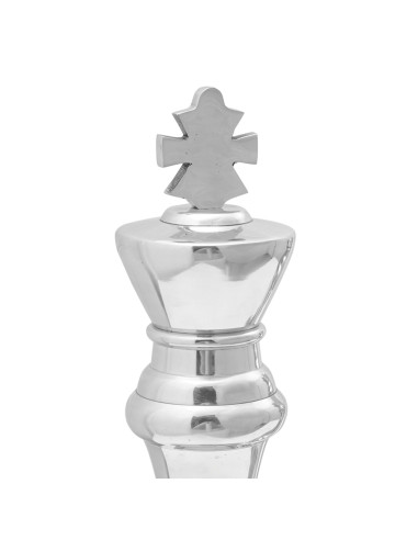 Sculture 2 pcs Argento 17 x 17 x 42 cm Alluminio