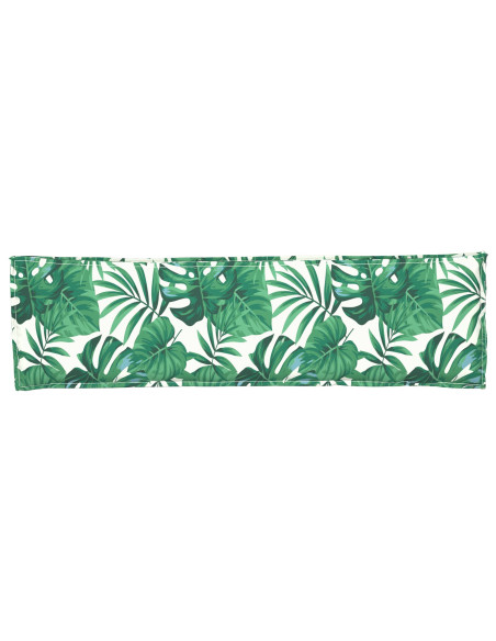 Cuscino per Pallet  Motivo a Foglia Poliestere 140 cm x 40 cm x 8 cm