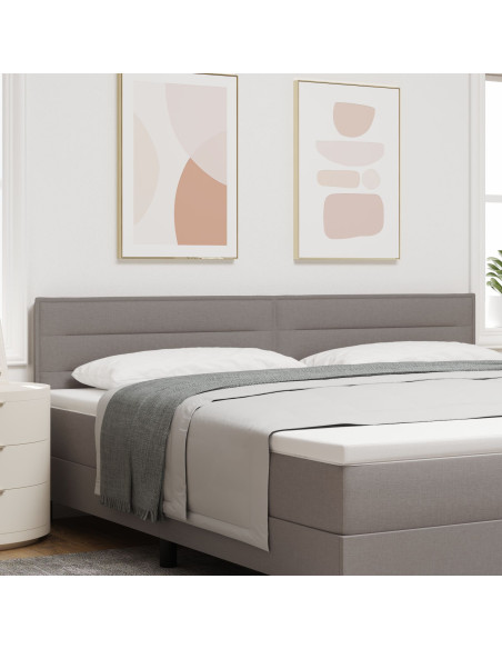 Testiera  Design Linea Tortora 200 cm Tessuto