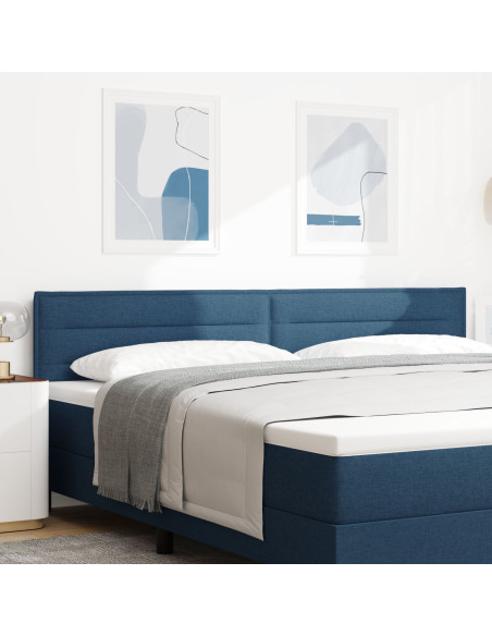Testiera  Design Linee Blu 200 cm Tessuto