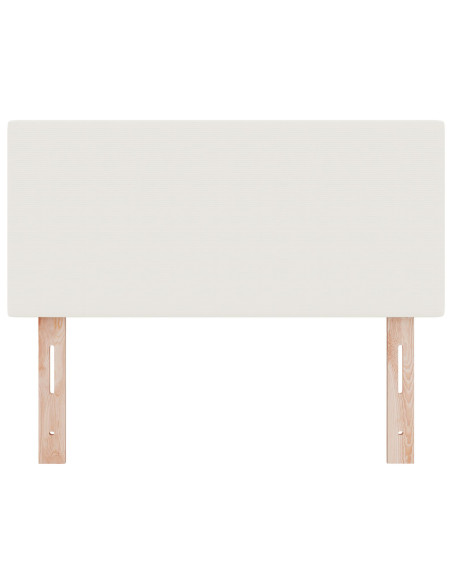 Testiera con testiera Crema 90 cm Pelle Sintetica