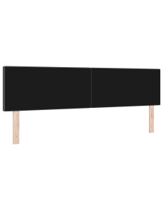 Testiera con testiera Grigio scuro 180 cm Pelle Sintetica 2