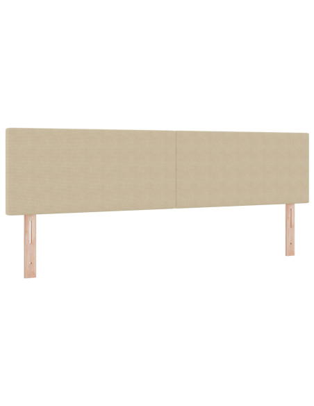 Testiera  Design Semplice Verde Chiaro Grigio 180 cm Tessuto in Velluto