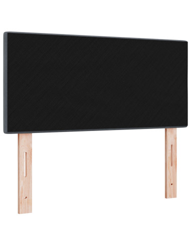 Testiera con testiera Grigio scuro 80 cm Pelle Sintetica