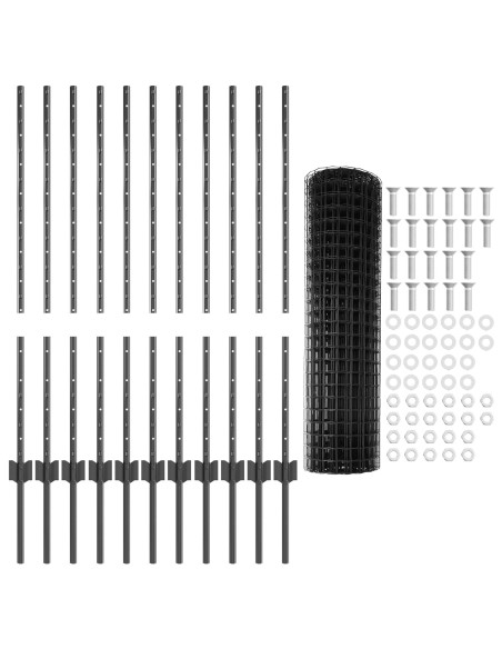 Recinzione con Posto Grigio 1 x 25 m Acciaio