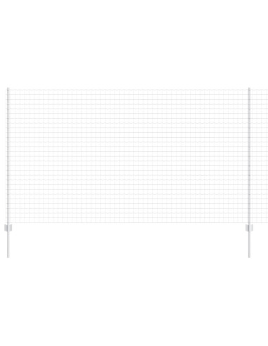 Recinzione con Posto Argento 1,4 x 10 m Acciaio