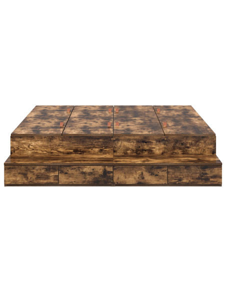 Struttura Letto  Quercia Affumicata Legno 200 x 160 cm