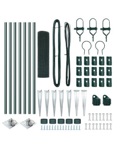 Palo della recinzione Verde 10 x 0,4 m (maglia 16 x 16 mm) 2