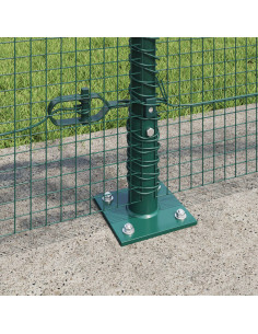Palo della recinzione Verde 100 x 1 m (maglia 16 x 16 mm) 2