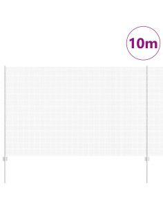 Recinzione con Posto Argento 1,5 x 10 m Acciaio 2