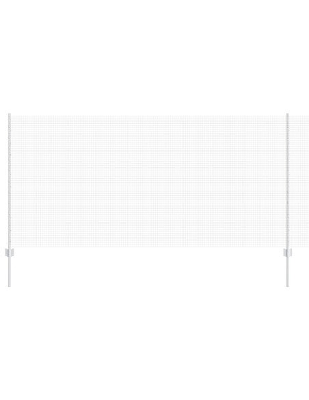 Recinzione in Filo Saldato  con 10 Poste U Argento 1.2x10 m Acciaio