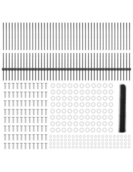 Posti per Recinzione 22 pz U-Channel Grigio 100 cm Acciaio,  Recinzione Esagonale Grigia 1x100 m Acciaio