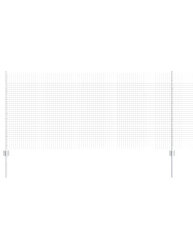 Recinzione con Posto Argento 1 x 10 m Acciaio