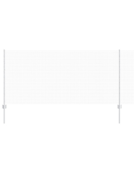 Recinzione con Posto Argento 1 x 10 m Acciaio