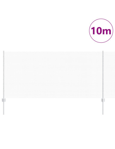 Recinzione con Posto Argento 1 x 10 m Acciaio