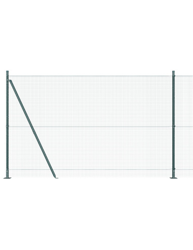Palo della recinzione Verde 25 x 1,6 m (rete 16 x 16 mm)