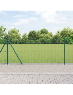 Palo della recinzione Verde 100 x 0,8 m (maglia 19 x 19 mm) 2