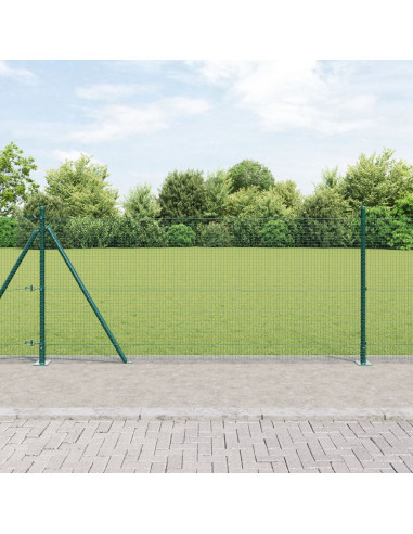 Palo della recinzione Verde 100 x 0,8 m (maglia 19 x 19 mm)