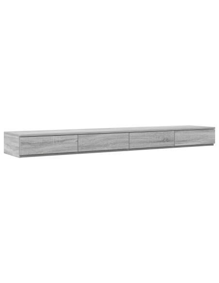 Struttura Letto con Contenitore  Grigio Sonoma Legno Ingegnerizzato