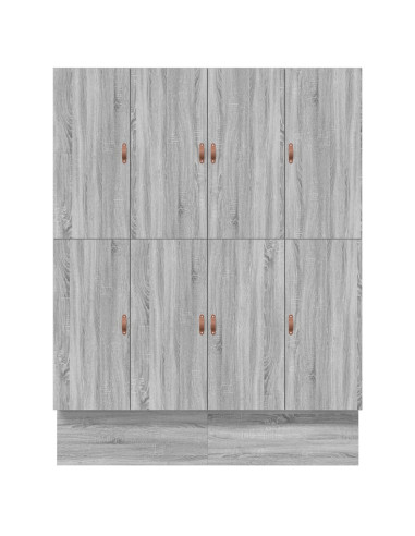 Struttura letto con contenitore Grigio Sonoma 180 cm