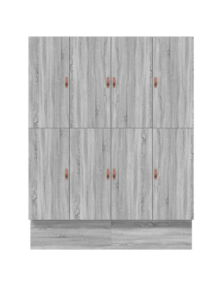 Struttura Letto con Contenitore  Grigio Sonoma Legno Ingegnerizzato