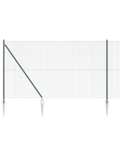 Palo della recinzione Verde 10 x 1,5 m (rete 12 x 12 mm)