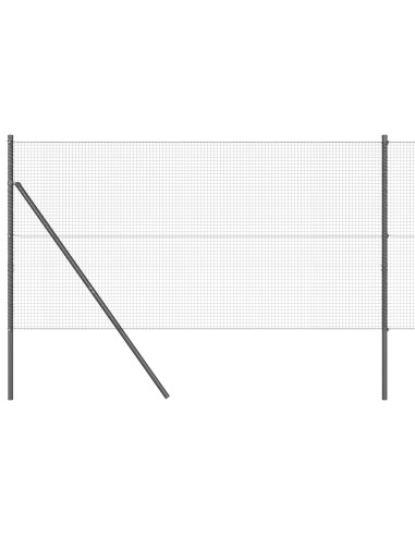 Palo della recinzione Grigio 50 x 1,2 m (rete 19 x 19 mm)