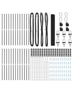 Palo della recinzione Grigio 50 x 1,4 m (rete 12 x 12 mm) 2