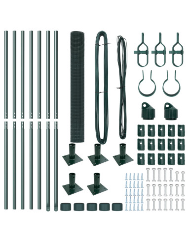 Palo della recinzione Verde 10 x 1,2 m (rete 12 x 12 mm)