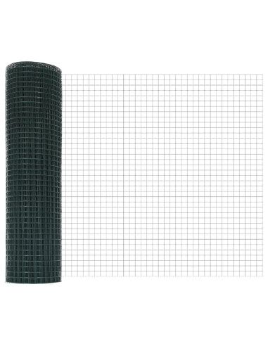 Palo della recinzione Verde 10 x 0,6 m (rete da 19 x 19 mm)