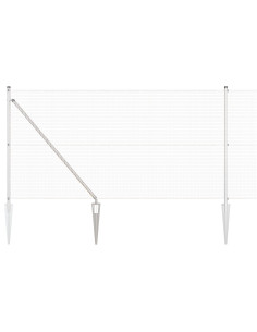 Palo della recinzione Argento 50 x 1 m (rete 16 x 16 mm)