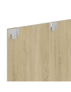 Mobile TV a Muro Rovere Sonoma 120x23,5x90 cm Legno Multistrato