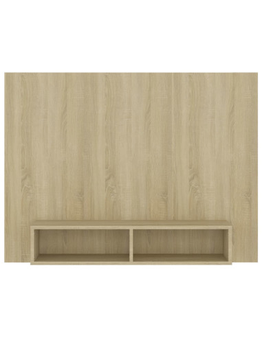 Mobile TV a Muro Rovere Sonoma 120x23,5x90 cm Legno Multistrato
