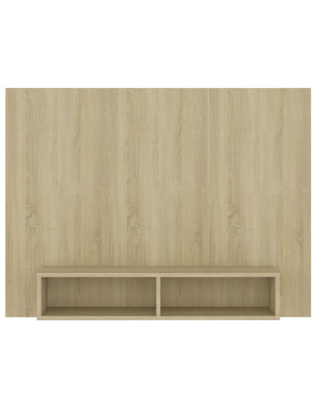 Mobile TV a Muro Rovere Sonoma 120x23,5x90 cm Legno Multistrato