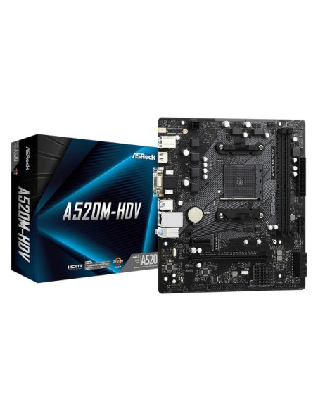 A520M-HDV AM4 2 DDR4 4XSATA